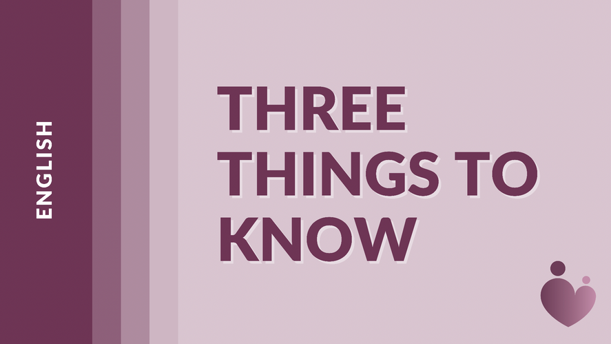 Three Things to Know - English - Verenice